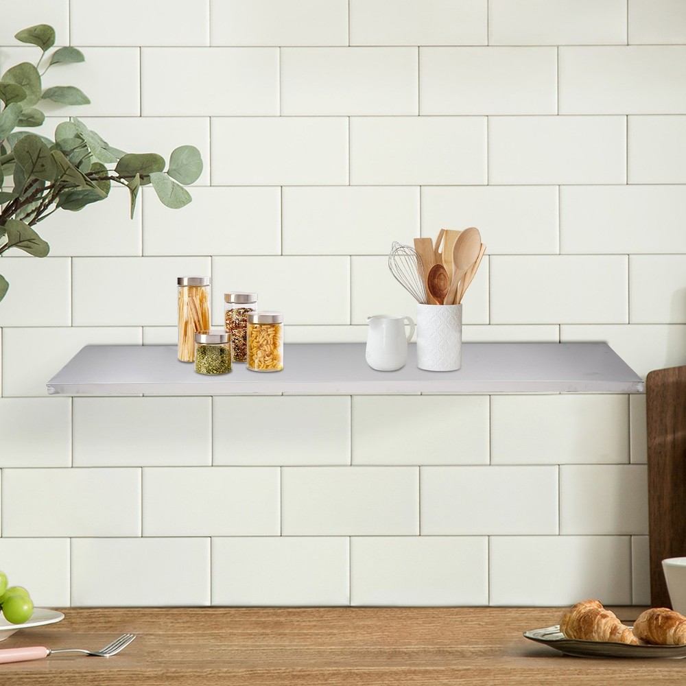 Folding Concession Shelf 48" x 12", Drop Down Concession Serving Window