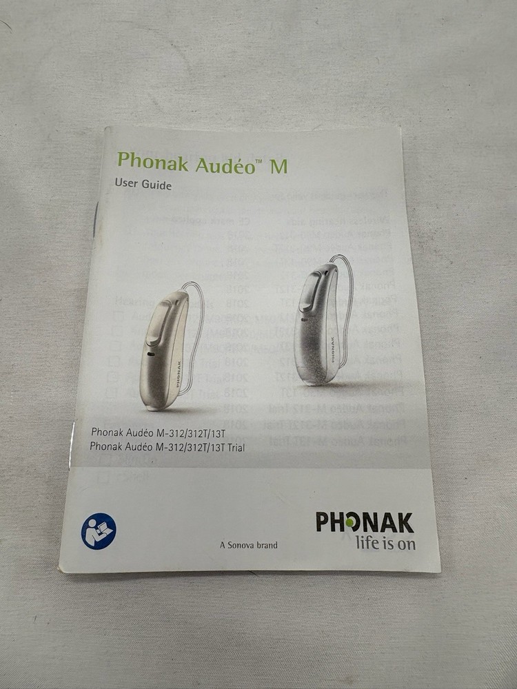Phonak Audeo Bluetooth M Hearing Aids M90-13T Accessories Bundle Working