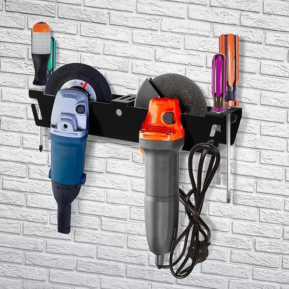 Angle Grinder Holder 2 Bay Angle Grinder Hanger for Polishers Angle Grinder