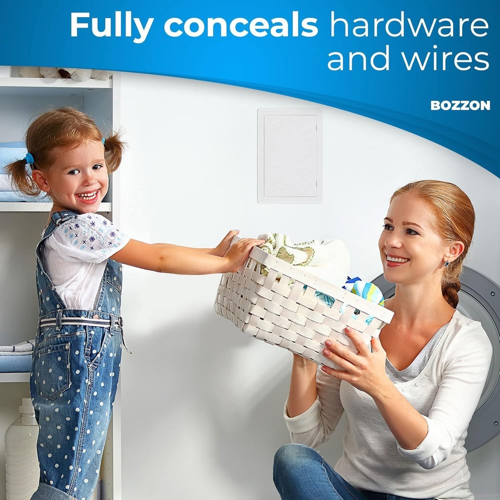 Modern 6 x 9 Inch Plastic Drywall Access Panel - Impact-Resistant & Convenient