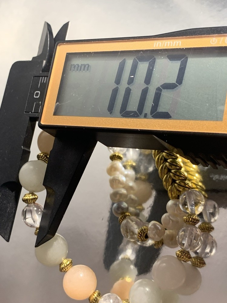 Natural Shetei Cui + Pearls Bracelet/
