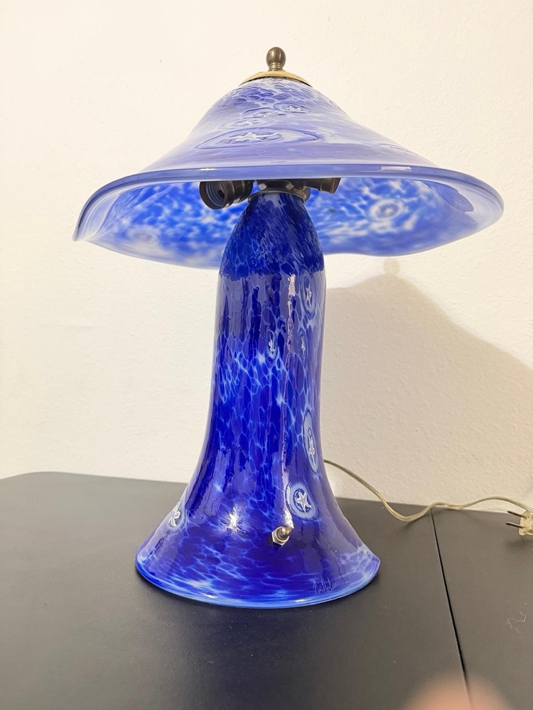 Nicholson table lamp blown glass