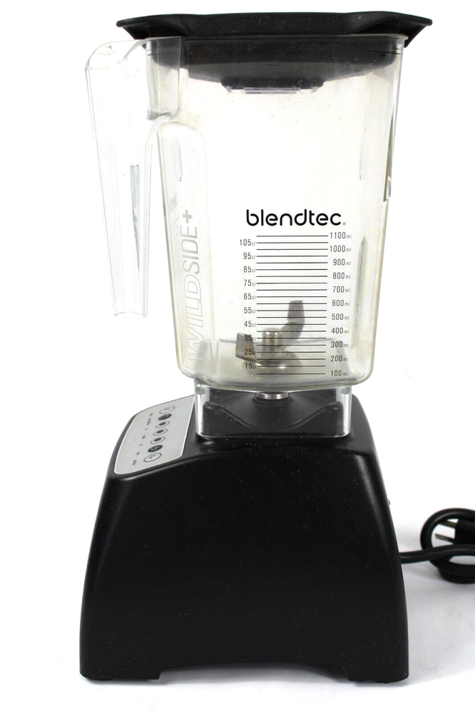 Blendtec CBT2 Classic Blender Pitcher Wildside Jar Smoothie Soup Maker Lid Black