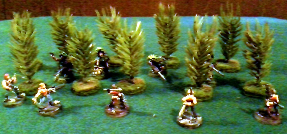 Studio J terrain Alien Flora (trees) wargaming terrain