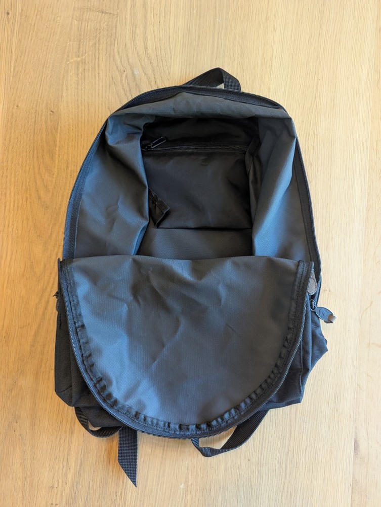 Vintage Duck Head Backpack Bookbag Black