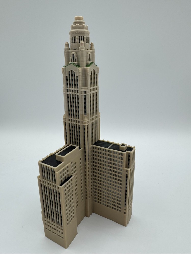 LeVeque Tower Model- 3D Printed Full Color