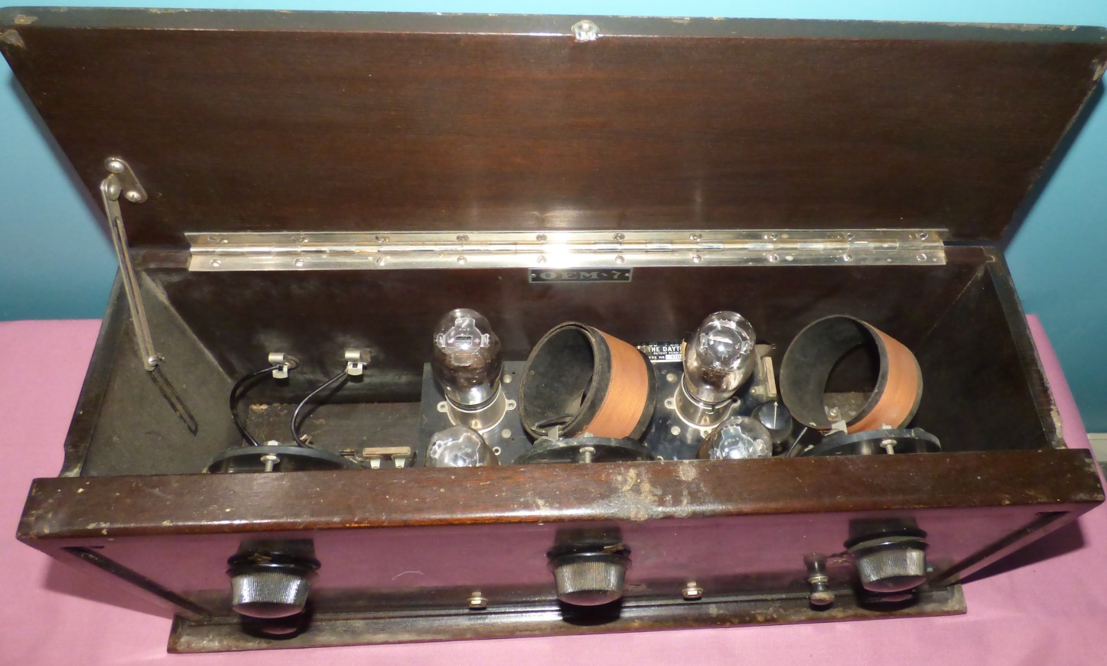 Day-Fan OEM-7 Tube Radio Dayton Fan Motor Company Vintage 1920s