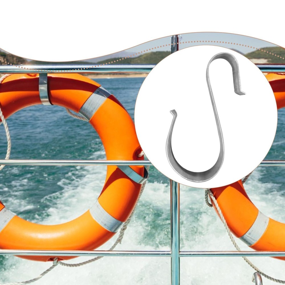 Ring Buoy Bracket Accessories Sturdy Replacement Stainless Steel Easy