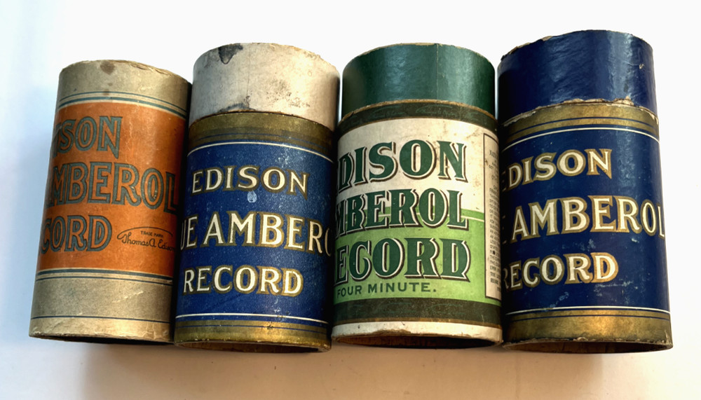 Edison Blue Amberol Cylinders Lot # 20