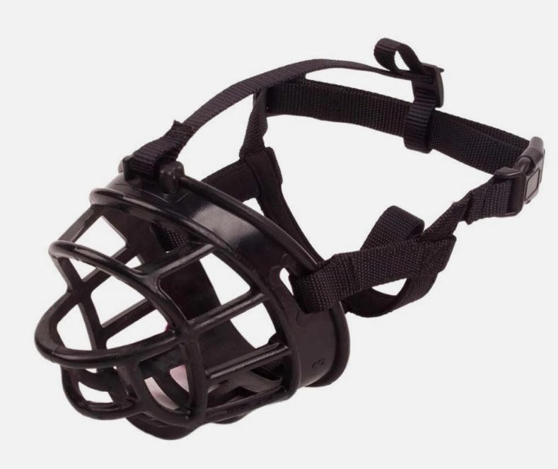Strong Basket Lightweight & Durable Silicone Breathable Adjustable Dog Muzzle