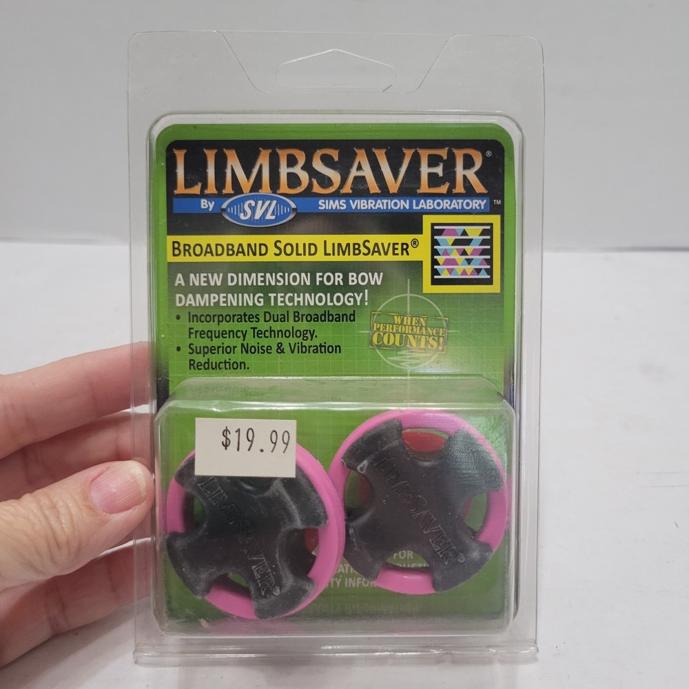 New In Package Sims Vibration Broadband Solid LimbSaver Dampener 2 Pack Pink