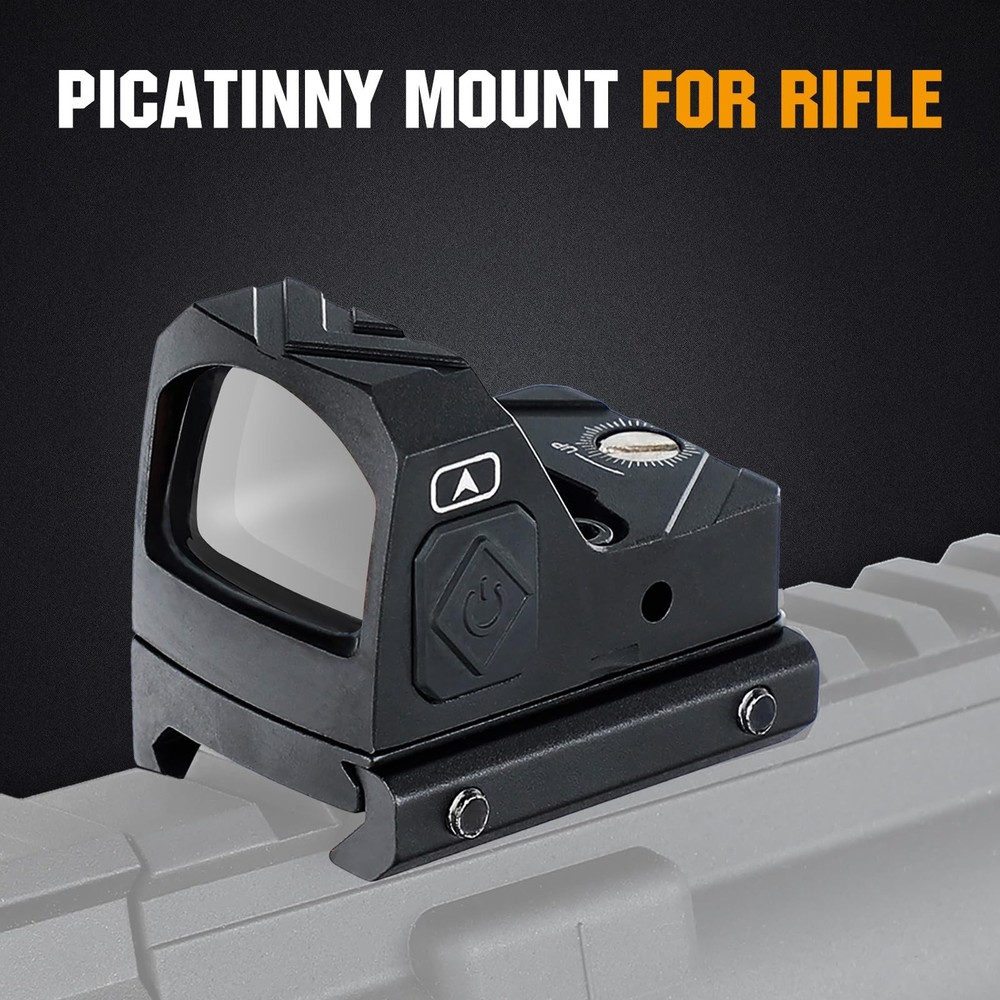 ohhunt 2 MOA Red Dot Sight Green Dot Sight Micro Reflex Sight Shake Awake Optic