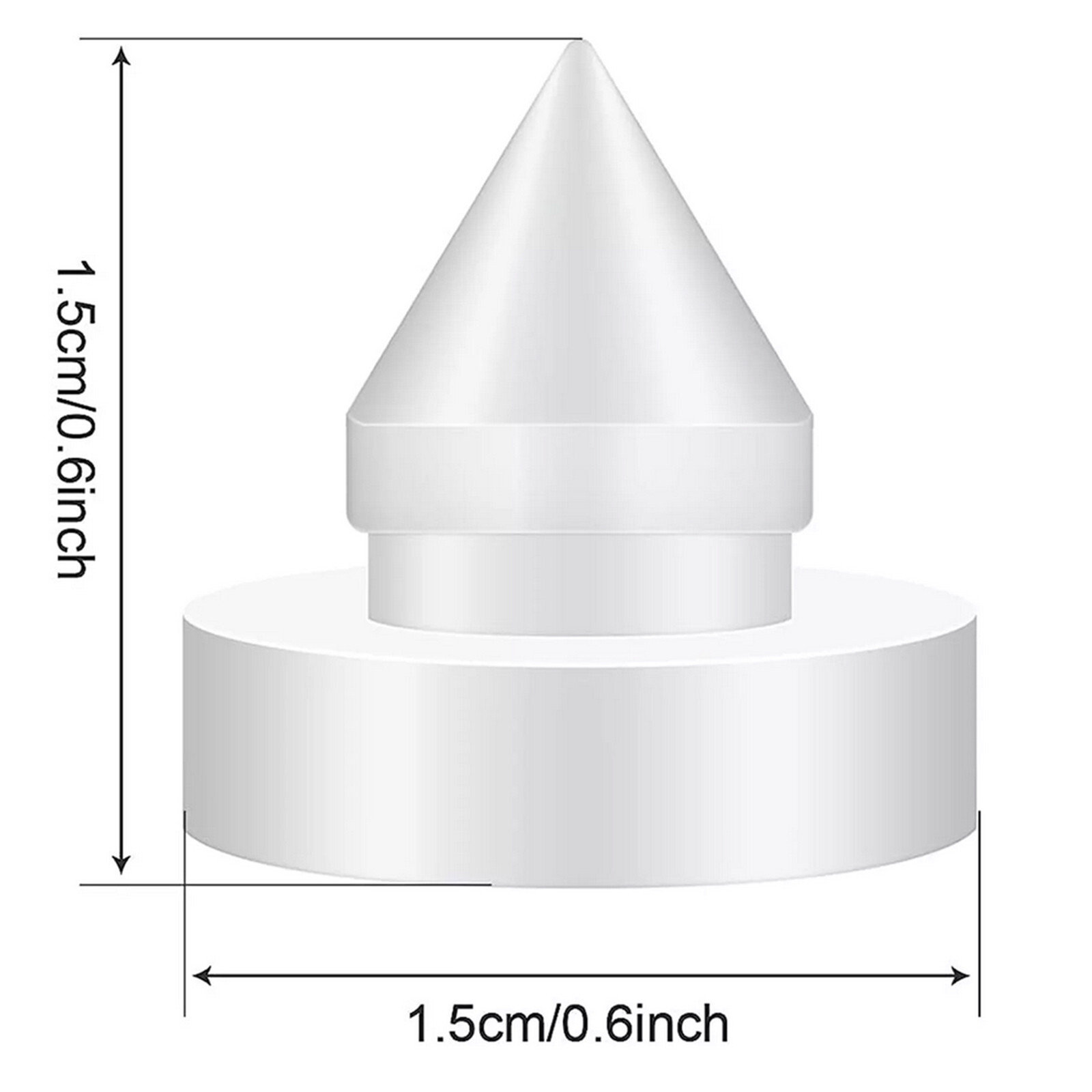 2X Brake Clutch Pedal Stopper Pad Bushing Stop Pad For Honda Civic Accord