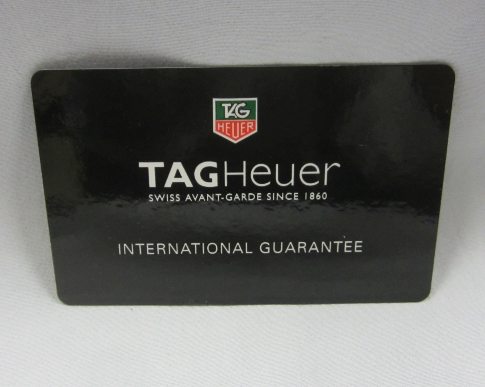 TAG Heuer 2-Years International Guaranty Card with Store Information Only NOS
