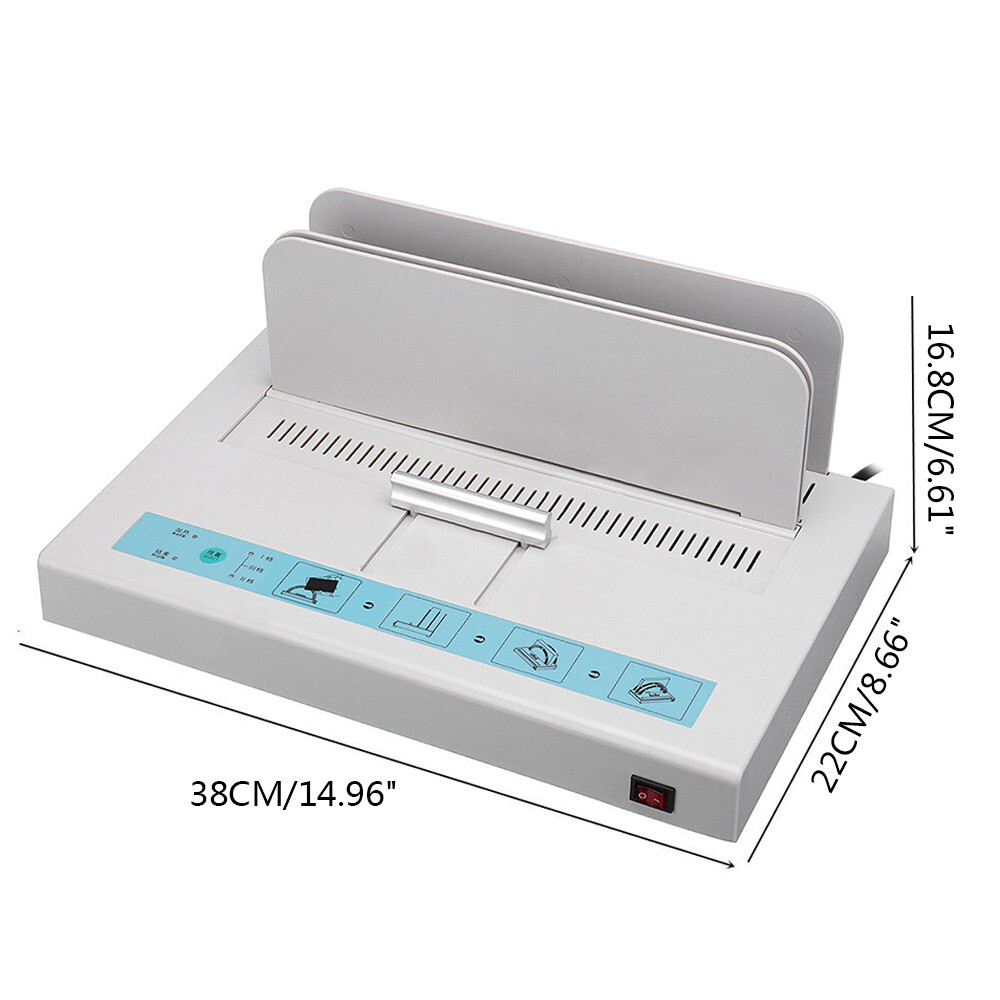 110V Perfect Binding Machine Universal Electric Book Automatic Binder USA
