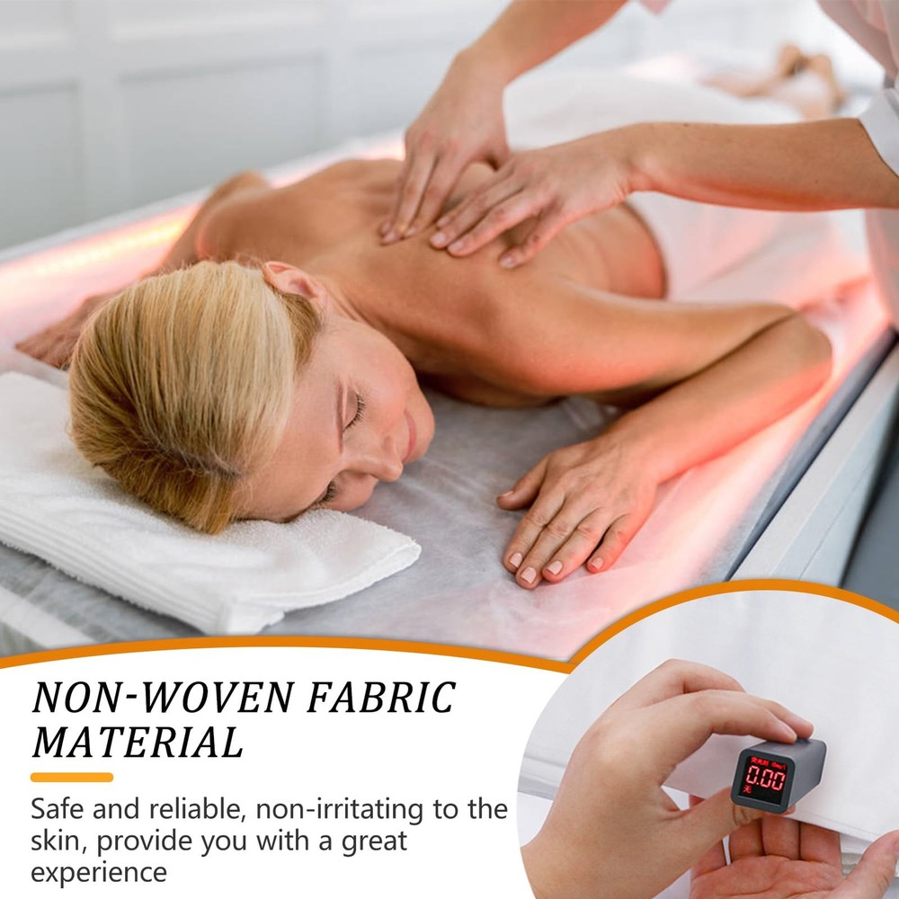 60 Pcs Disposable Fitted Massage Table Set - 30 Pcs Breathable Spa Bed Sheets...