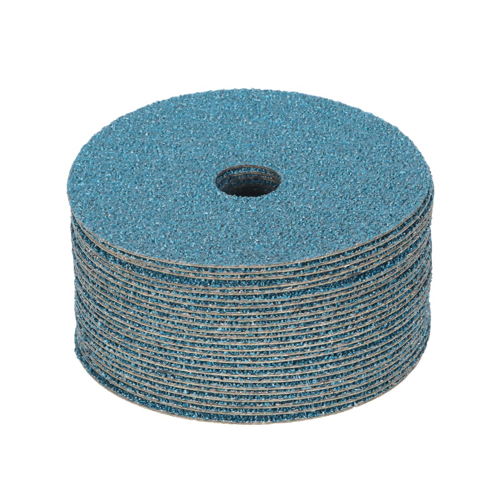 36 Grit 25Pack 5" x 7/8" Zirconia Resin Fiber Grinding And Sanding Discs