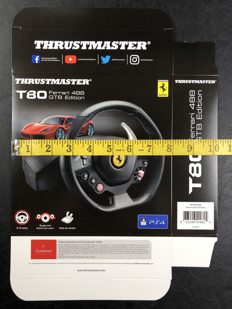 Thrustmaster PlayStation Xbox Ferrari Wheel - Store Use Display Boxes Only
