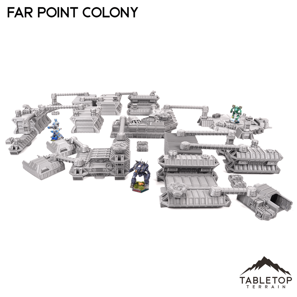 Farpoint Colony TechScape - 6mm - Small Scale Mech Wargames 6mm 8mm