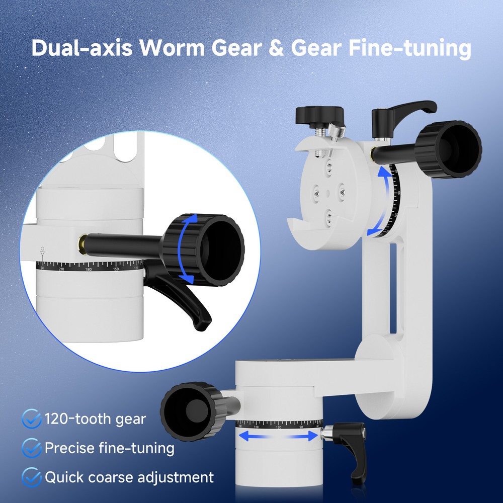 SVBONY SV225Mini Alt-Azimuth Telescope Mount Adjustable Angle Visual Astronomy