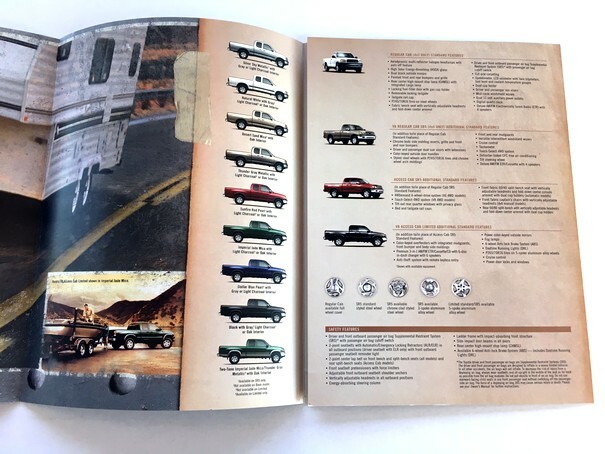 2002 Toyota Tundra Truck Original Sales Brochure Catalog - Pickup