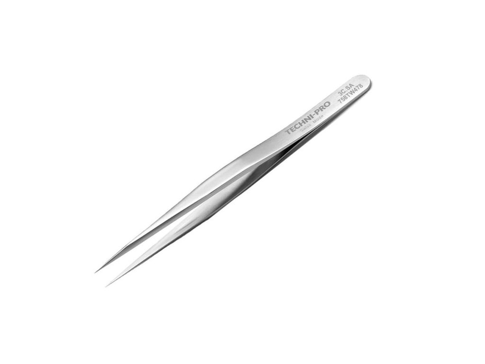 Techni-Pro 758TW478 - High Precision Tweezers, Style 3C,