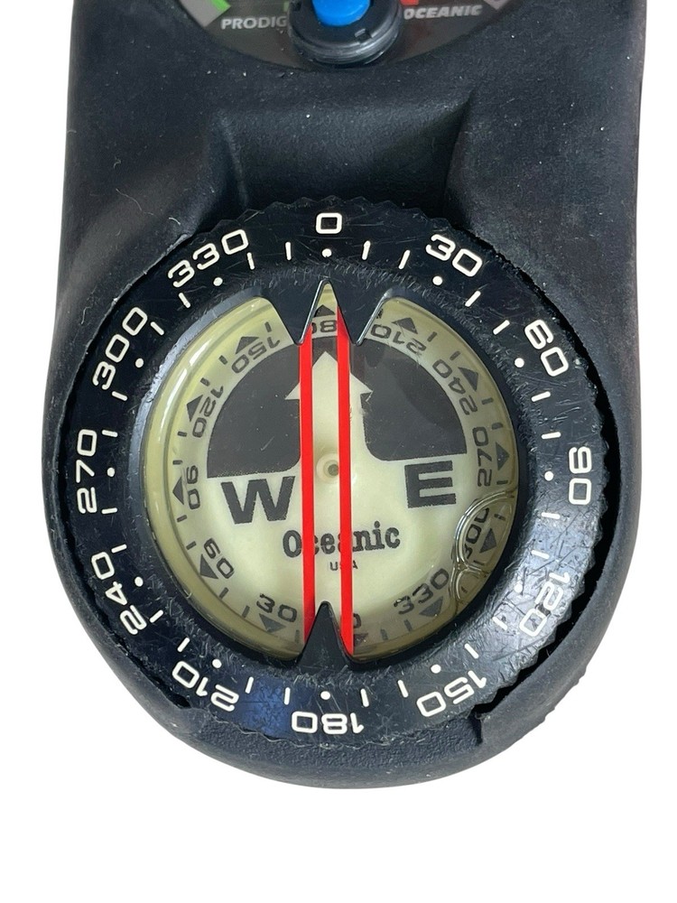 Oceanic Prodigy Dive Computer Compass PSI 3 Gauge Console Regulator Scuba Diving