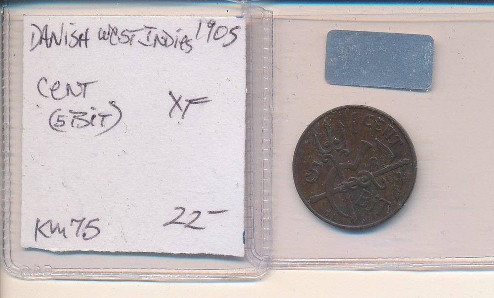 DANISH WEST INDIES - 1905 -CENT - #4099