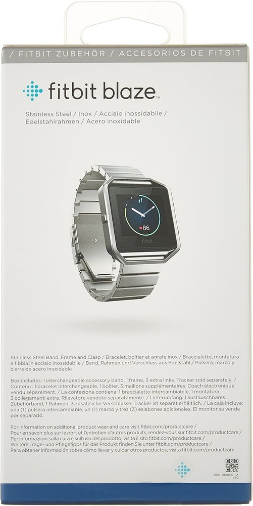 Fitbit Blaze Accessory Band Metal