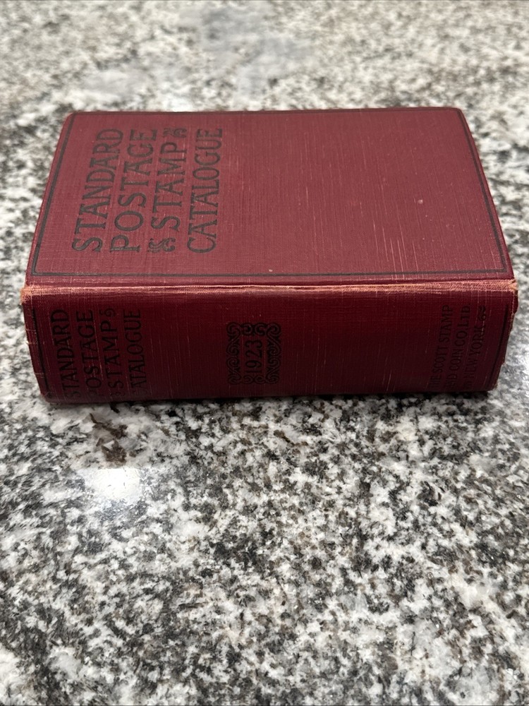 1923 Scott Stamp & Coin STANDARD POSTAGE STAMP CATALOGUE Good Condition