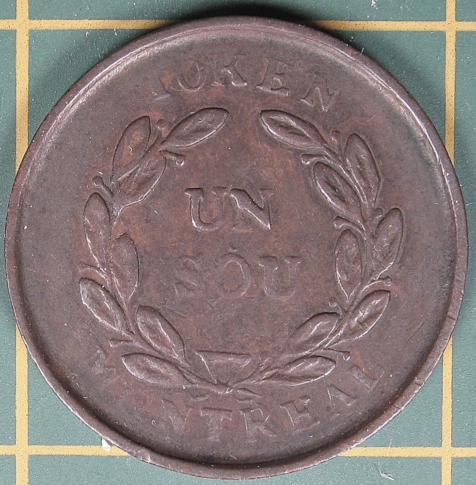 Lower Canada Un Sou token LC-24A1