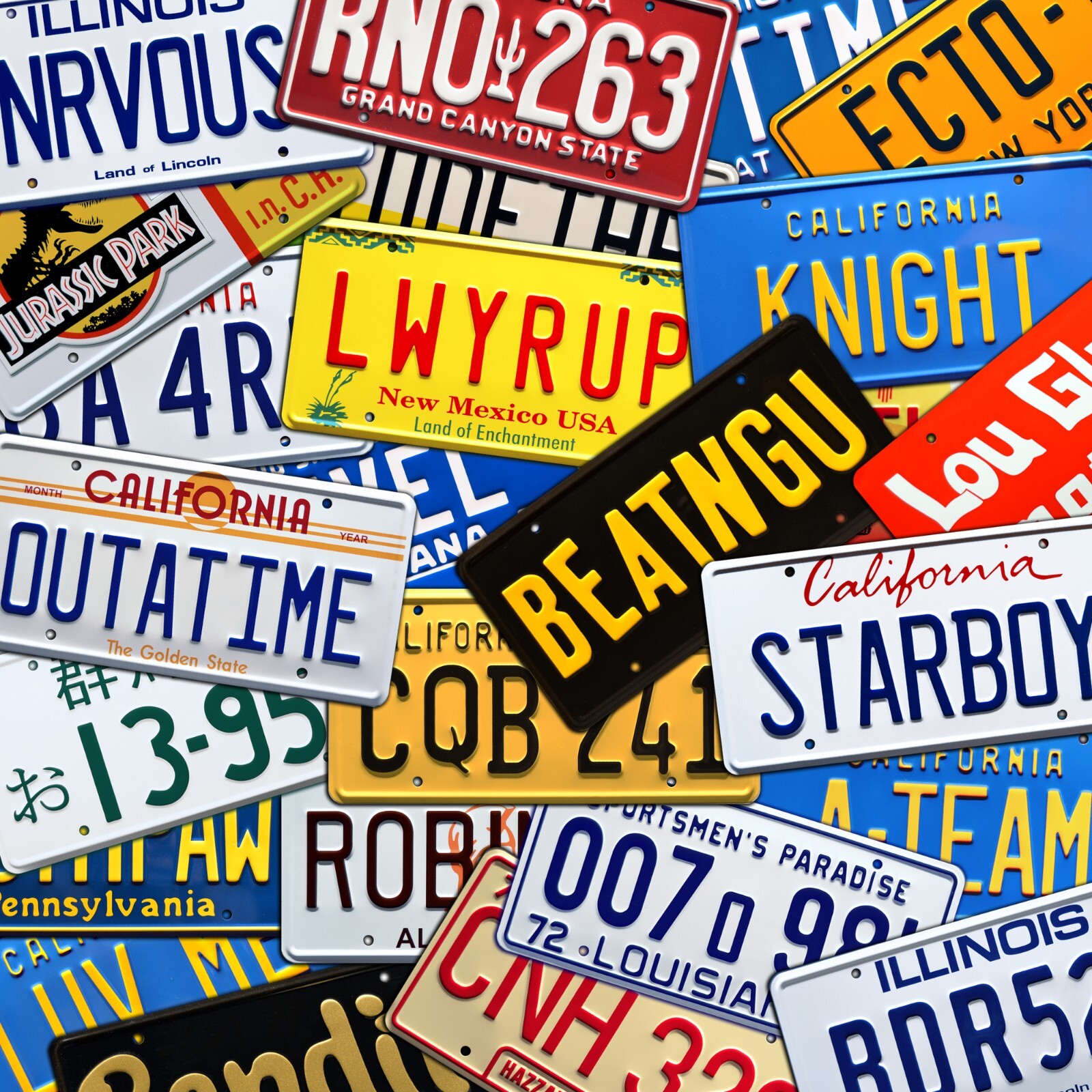 Blues Brothers | Bluesmobile | BDR529 | Metal Stamped Replica Prop License Plate
