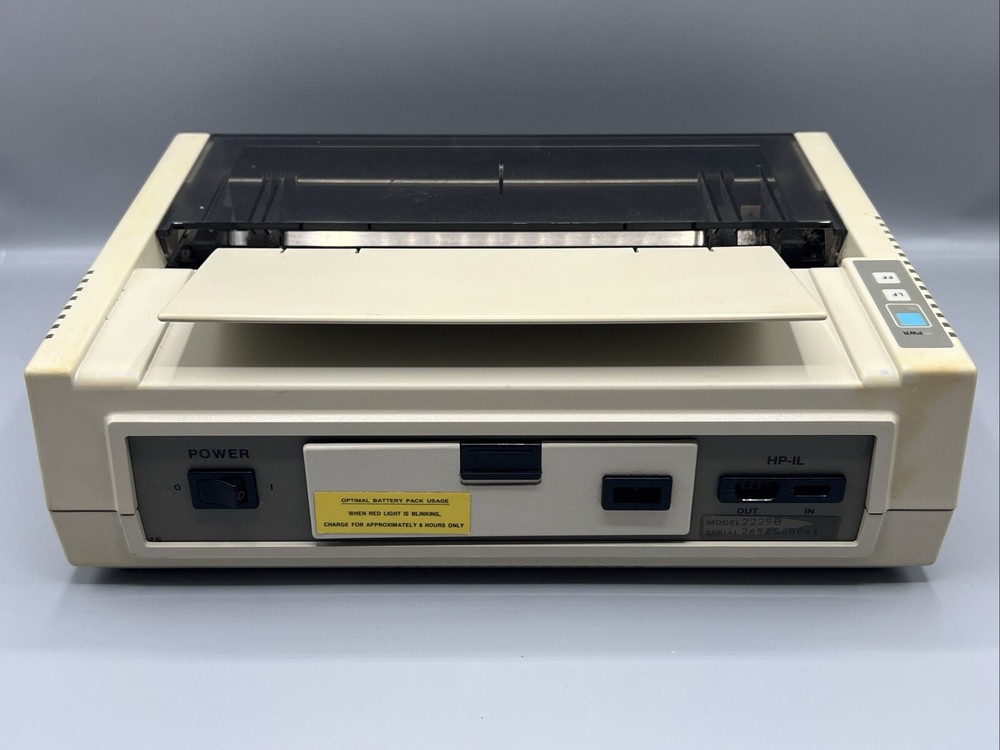 HP Portable Plus 45711E Computer +HP 9114 Floppy Drive & Think Jet 2225B Printer