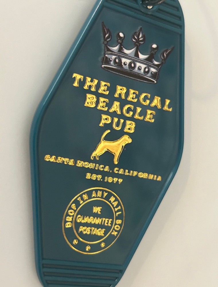 THREES COMPANY inspired Regal Beagle pub keytag