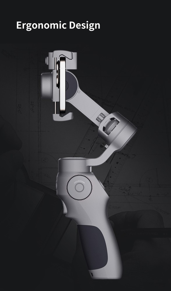 TOALLIN 3-Axis Gimbal Stabilizer for iPhone Android |AI Tracking|Gesture Control