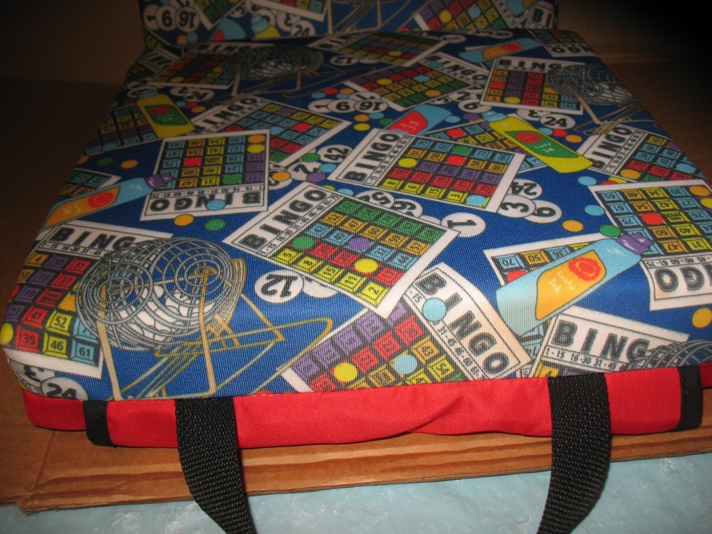Classic Bingo Double Seat Cushion Extra Thick 3"