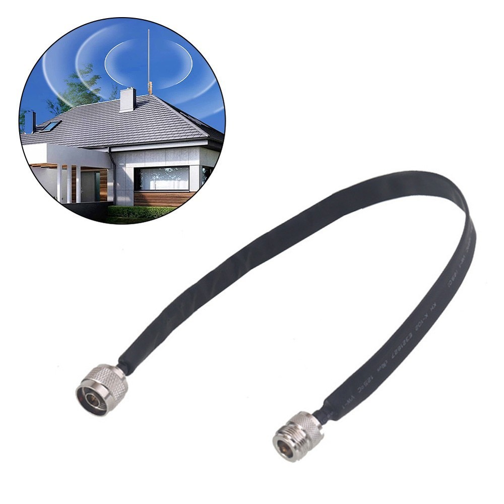 N Connector RF Coaxial Extension Cable 40cm for Various Equipment Uses