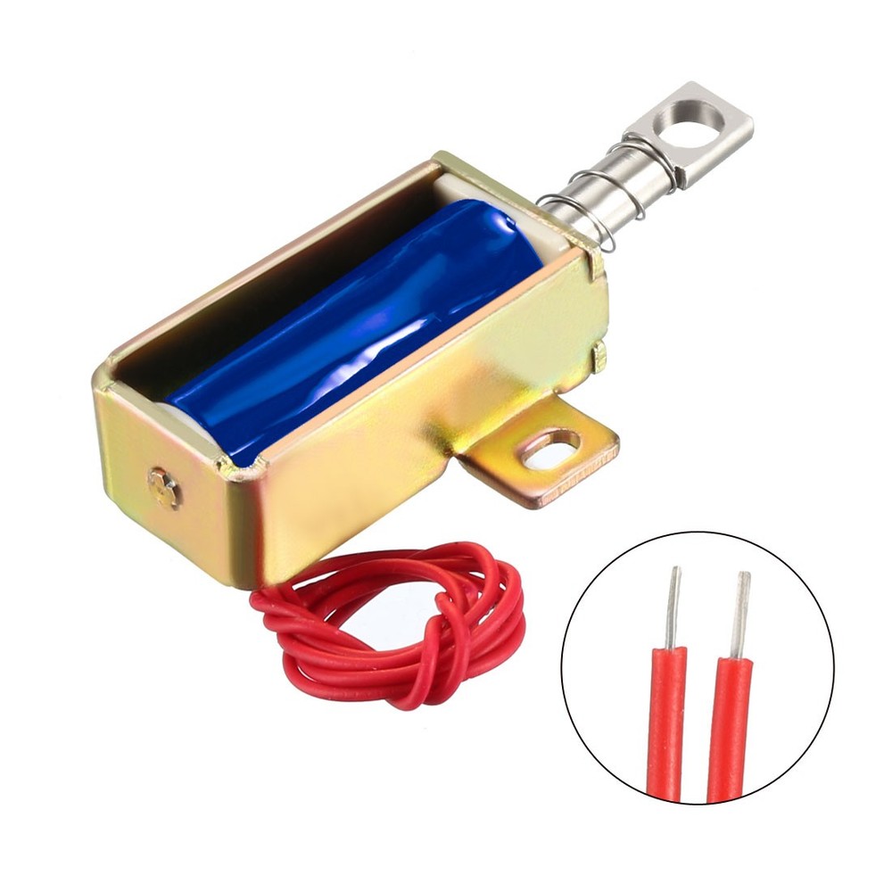 DC12V 2A 5mm Mini Electromagnetic Solenoid Lock Pull Type for Door Lock