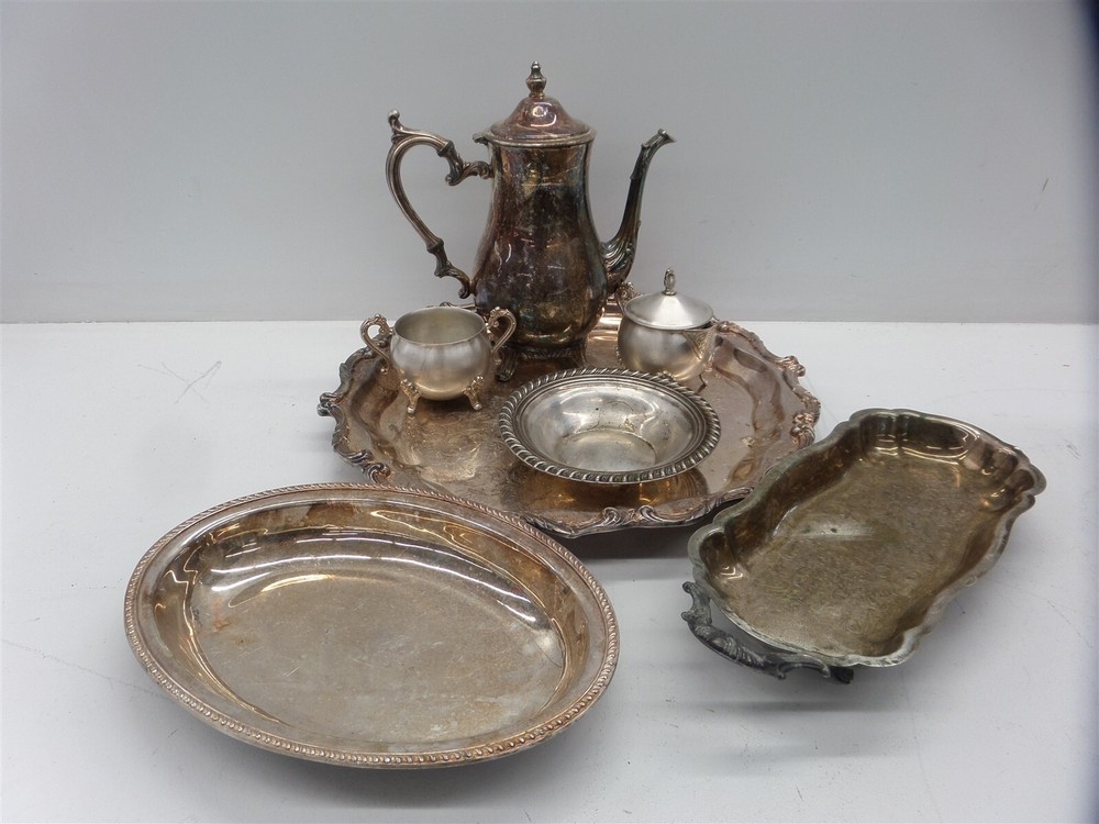 WM Rogers Leonard Silver Plated Tea Set