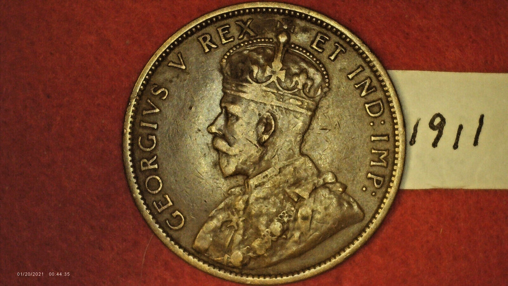 1911 Canada Large Cent King George V