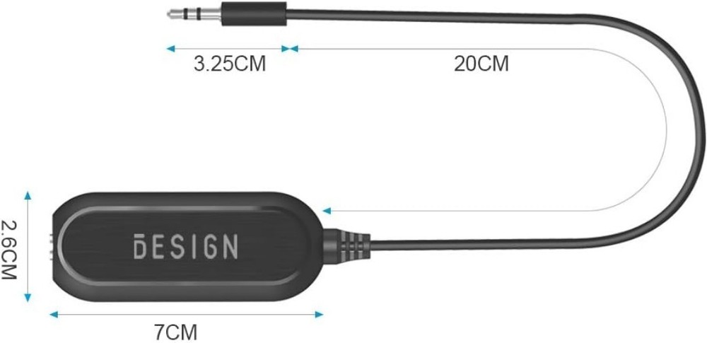 Black Plastic Ground Loop Noise Isolator for 3.5mm Devices - Enhance Audio