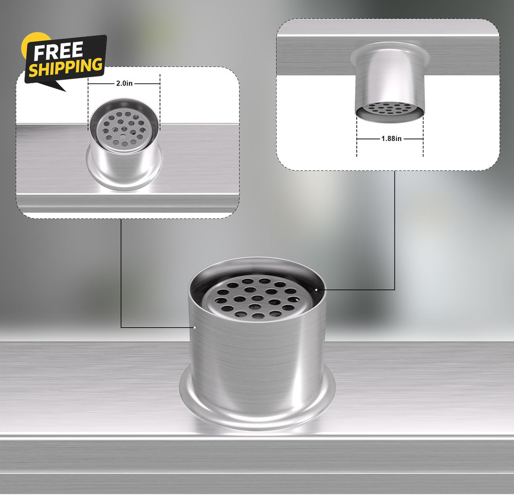 Linear Shower Drain 30 Inch Brushed Nickel with Tile Insert Rectangle Floor