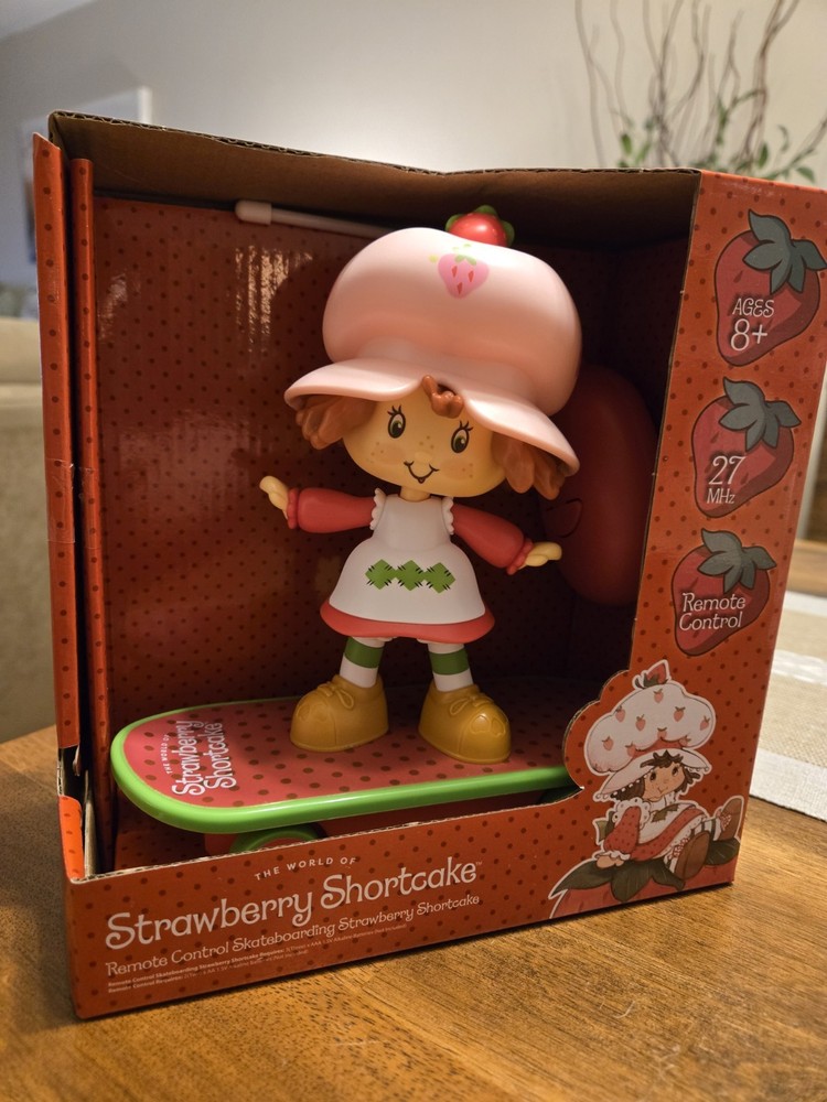 NEW, REMOTE CONTROL SKATEBOARDING STRAWBERRY SHORTCAKE