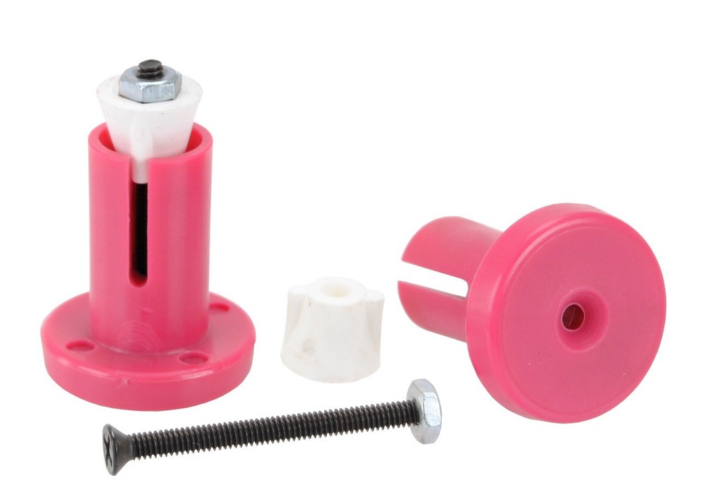 Jive Handle Trick Tips Bicycle Handlebar Bar Ends (PAIR) PINK