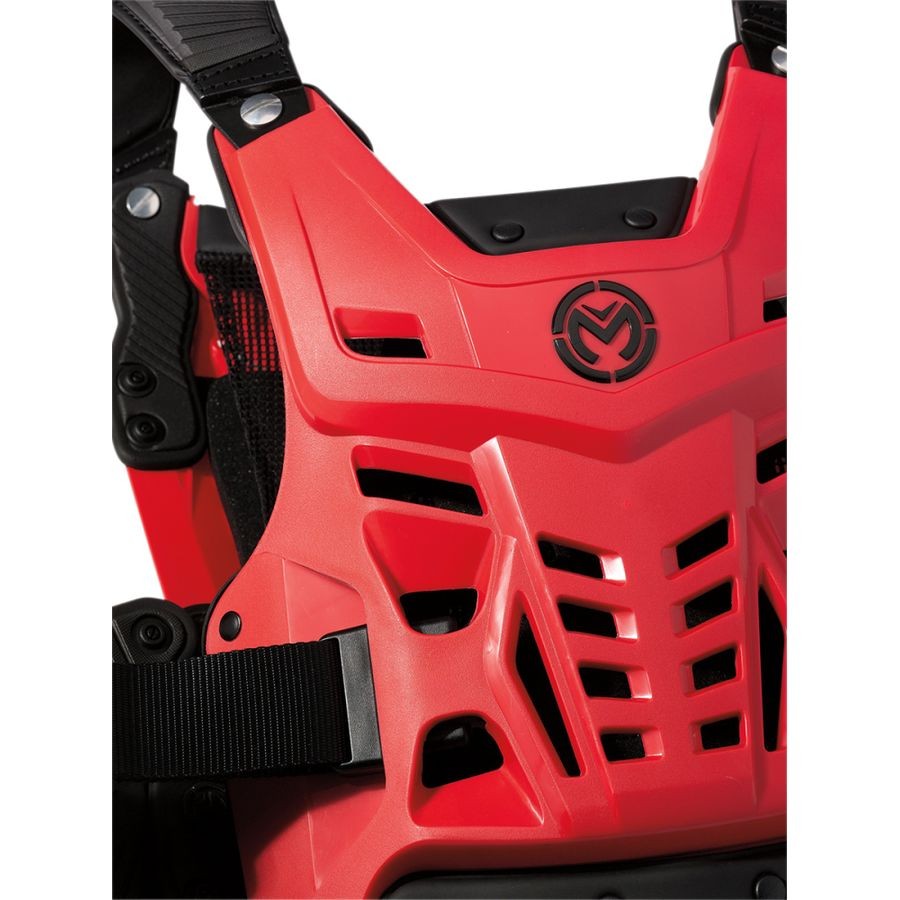 Moose Synapse Lite Pro Roost Deflector - Red/Black, Medium/Large 27010996
