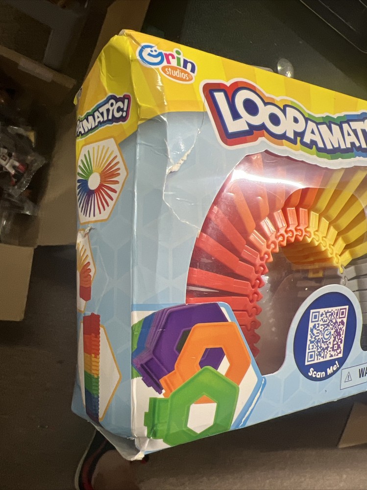 Grin Studios Loopamatic! Sensory Fun Fidget Toy NEW IN DAMAGED PACKAGE