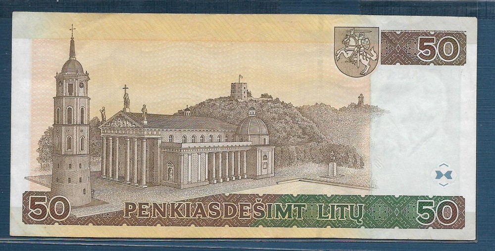 Lithuania 50 Litu, 2003, P 67, XF