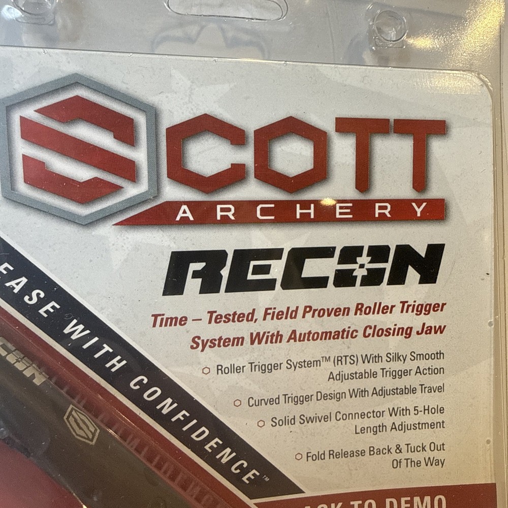 Scott Archery Recon Release 3015FS-BK - New / Ships Fast!