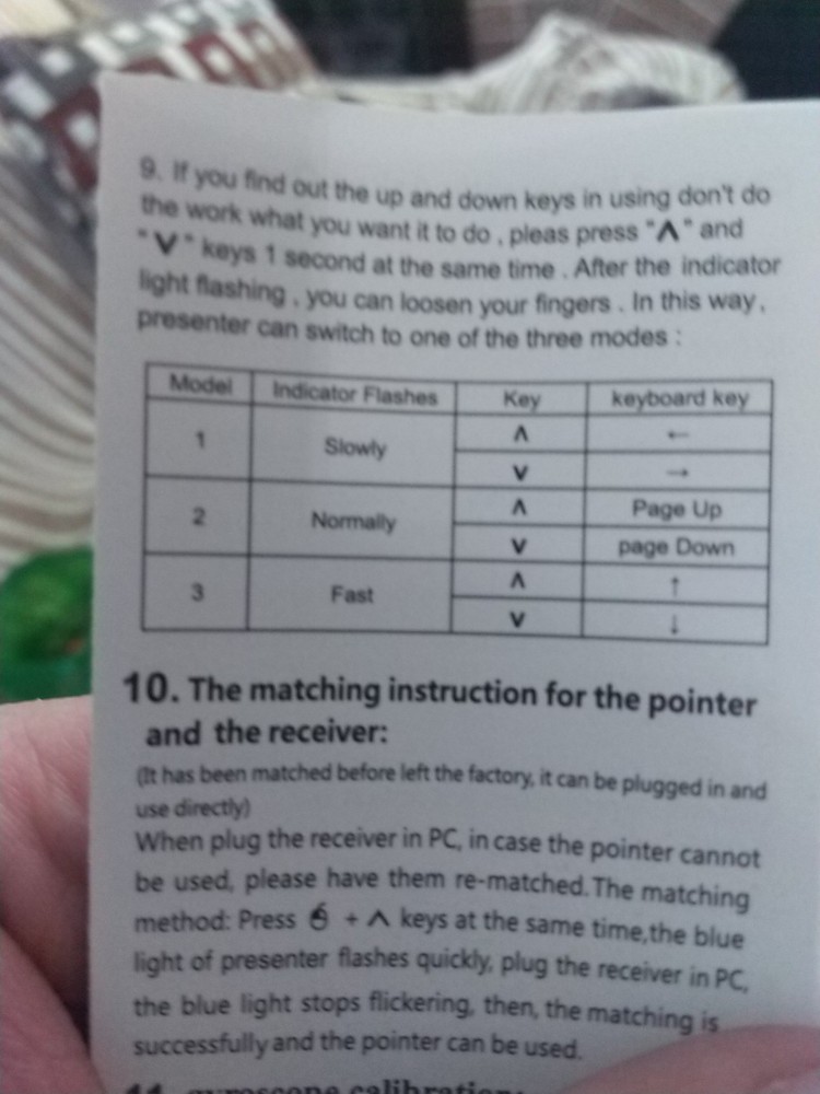 Green Air Mouse Presentation Clicker Rechargeable Presenter Remote for Classroom