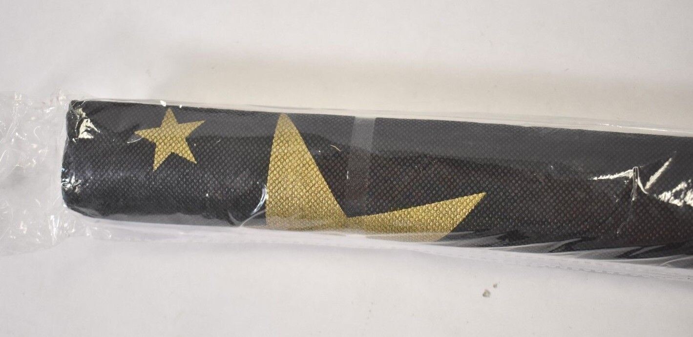 Beistle Gold Star Floor Runner Indoor/Outdoor Use Polyester Aisle Party Decor